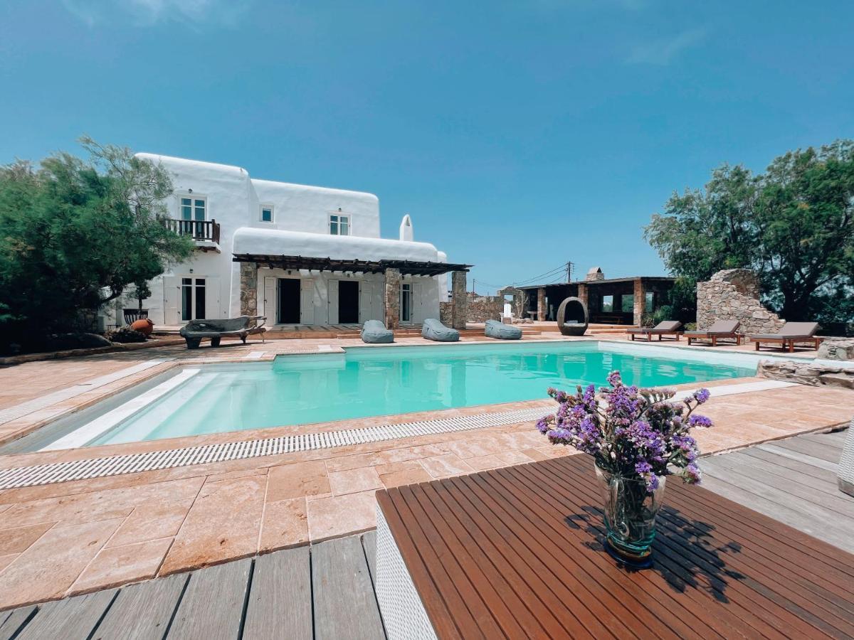 Dreamy Boho 5bed With Pool And Ocean View * Mykonos Town