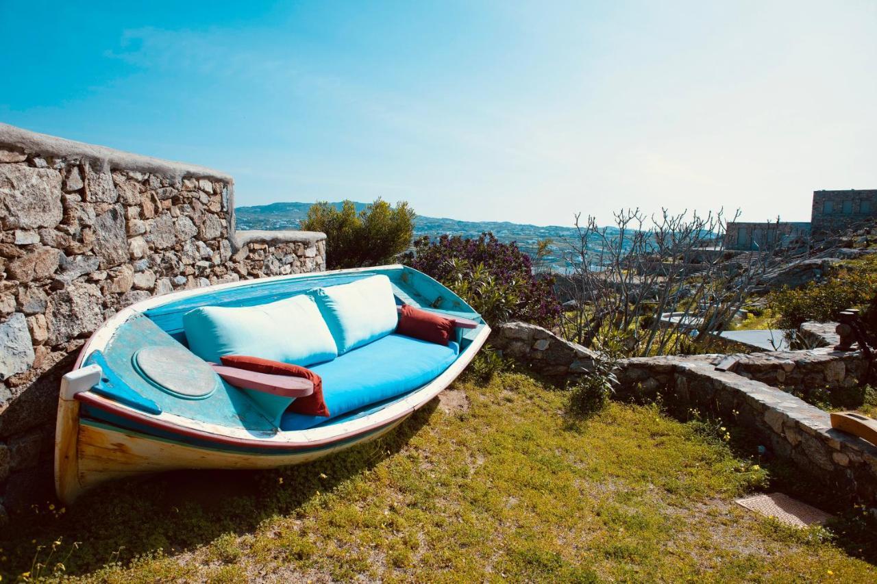 Dreamy Boho 5bed With Pool And Ocean View Mykonos Town