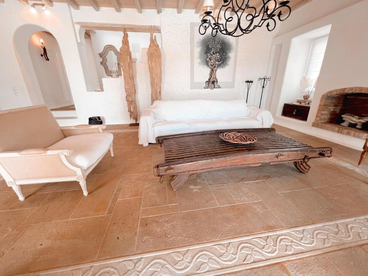 Dreamy Boho 5bed With Pool And Ocean View Mykonos Town