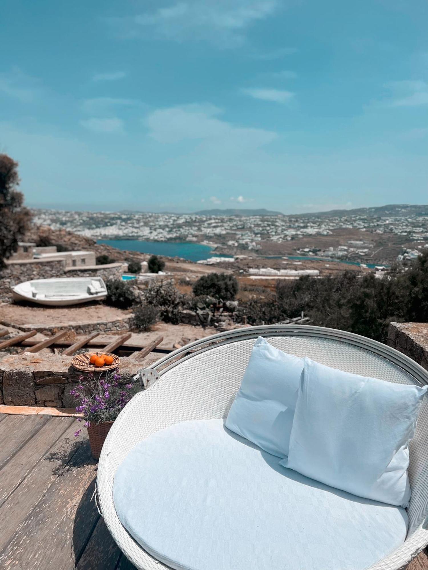 Villa Dreamy Boho 5bed With Pool And Ocean View Mykonos Town